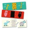 Djeco - Párosító puzzle - Állati mintázatok - Trio Naked animals