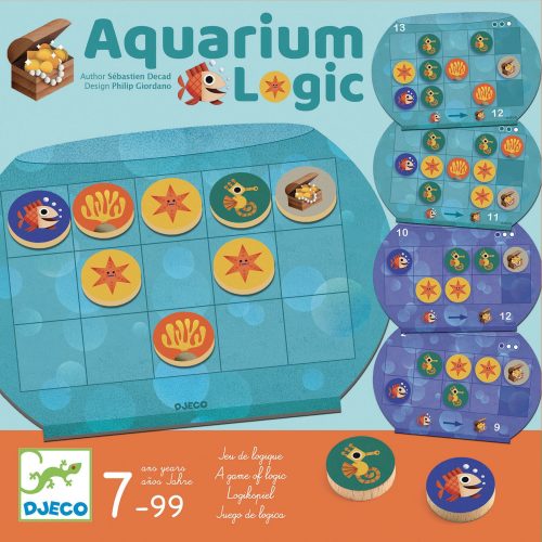 Logikai játék - Vízi logika - Aquarium Logic Djeco