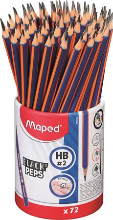 Grafitceruza - 1db, HB háromszögletű Maped Black Peps Navy