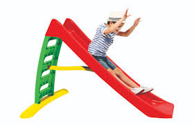 Műanyag csúszda Speed 170 cm piros/sárga/zöld