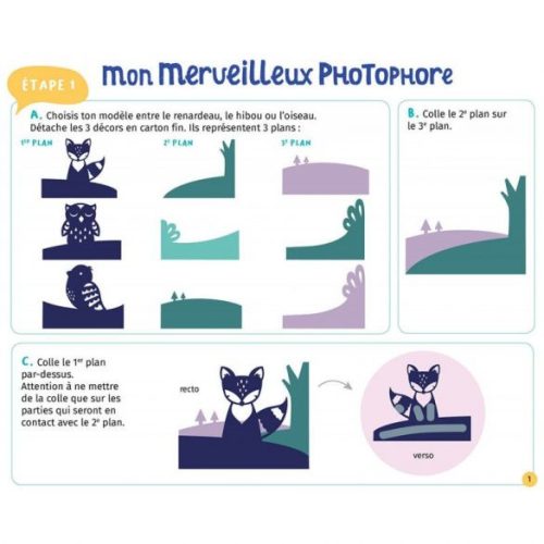 Auzou - LED-es gyertyatartó készítés papírból