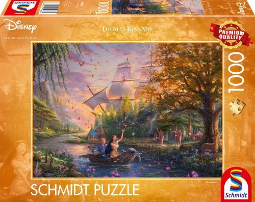 Pocahontas - Disney 1000 db-os puzzle - Schmidt