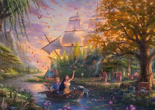 Pocahontas - Disney 1000 db-os puzzle - Schmidt