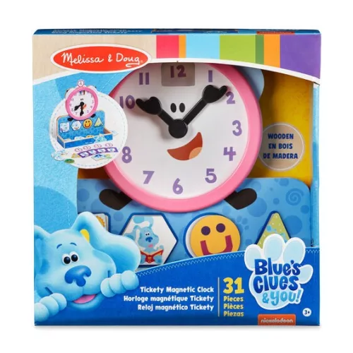 Melissa&Doug - Mágneses óra fa készségfejlesztő játék