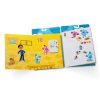 Melissa&Doug - Azúrkék kedvenc helyei -újrahasználható matrica füzet, azúrkék nyomok és te sorozat