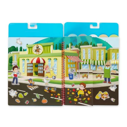 Melissa&Doug - Kaland öböl újrahasználható matrica füzet, mancs őrjárat