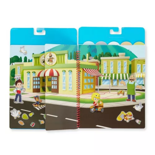 Melissa&Doug - Kaland öböl újrahasználható matrica füzet, mancs őrjárat