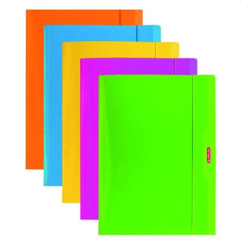 Gumis mappa A4 pólyás különböző színekben
