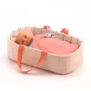 Djeco Mózeskosár halványrózsaszín - Bassinet Pink Lines