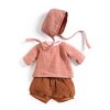 Djeco Játékbaba ruha barack színű együttes - Peach