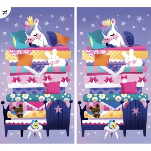 Letörölhető fejtörő feladatkártyák - unikornisok