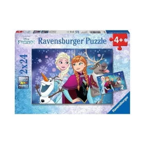 Jégvarázs északi fény 2x24db-os puzzle