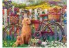 Puzzle 500 db - Kutyusok a kertben