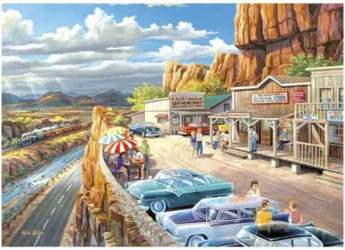 Puzzle 500 db - Látkép