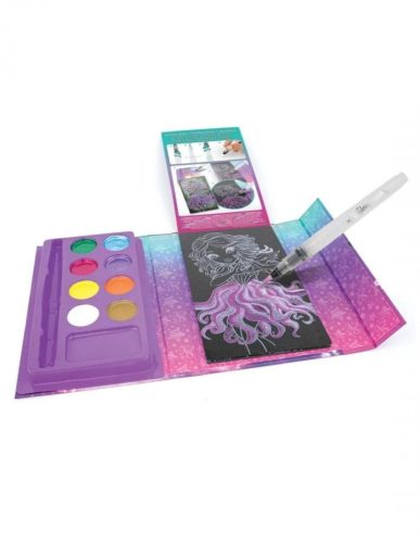 Nebulous Stars Akvarell színező fekete lapos