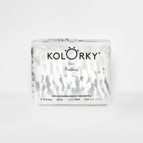 Kolorky Day öko pelenka, Léggömbök, S méret (3-6 Kg), 25 db