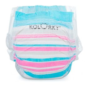 Kolorky Day öko pelenka, Csíkok, S méret (3-6 Kg) 25db