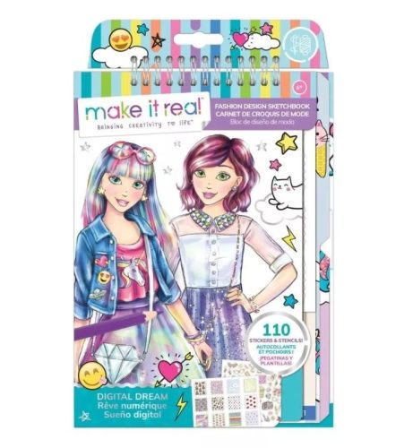 Make It Real - Divattervező vázlatfüzet - Modern ruhák