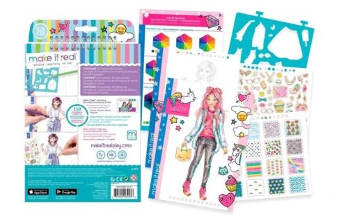 Make It Real - Divattervező vázlatfüzet - Modern ruhák