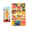 Mágneses puzzle játék -Tűzoltó - MierEdu