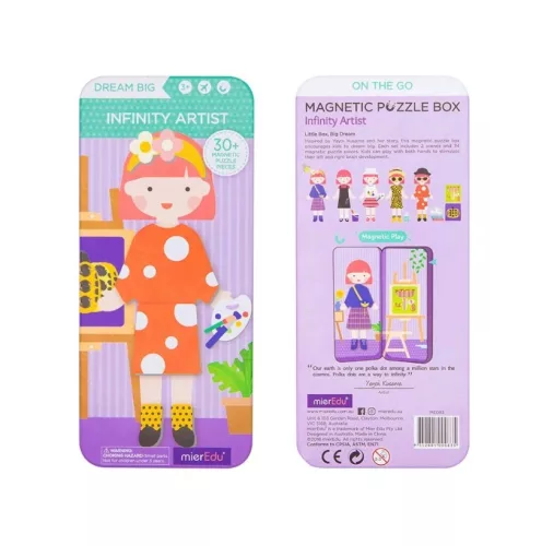 Mágneses puzzle játék, Divatos ruhák - MierEdu