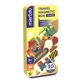Mágneses puzzle játék, Munkagépek - MierEdu