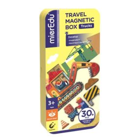 Mágneses puzzle játék, Munkagépek - MierEdu