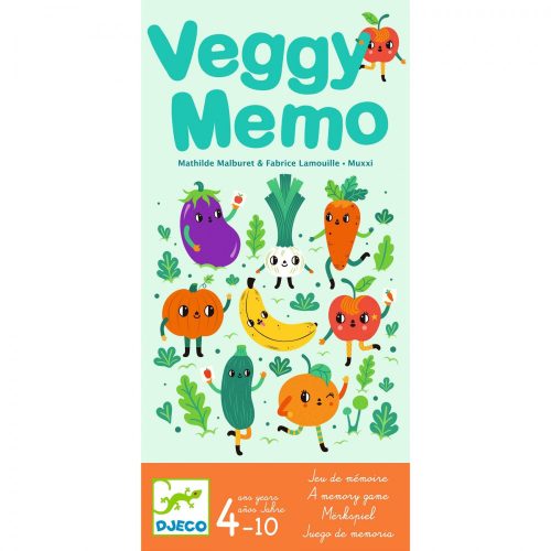 Djeco memóriajáték - Zöldségek és gyümölcsök - Veggy Memo