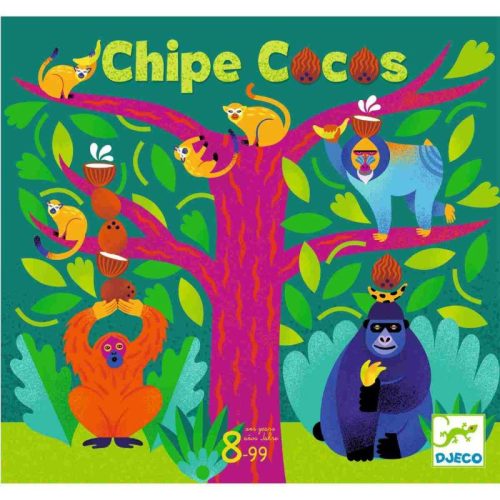 Djeco - Chipe Cocos - Kókusz szerző stratégiai társasjáték