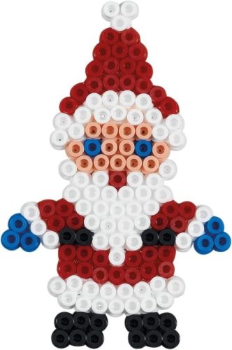 Hama karácsonyi vasalható gyöngy kezdőkészlet -Mikulás