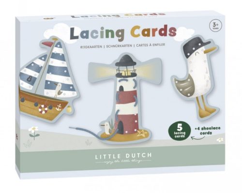 Little Dutch - Fűzhető kártyák - tengerész