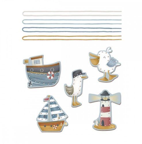 Little Dutch - Fűzhető kártyák - tengerész