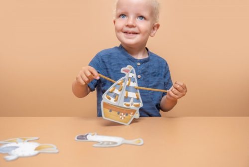 Little Dutch - Fűzhető kártyák - tengerész