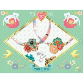   Tila and Flowers - Ékszerkészítő készlet - Páros virágok