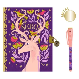   Titkos napló varázstollal Djeco -  Melissa Secret Notebook - magic marker