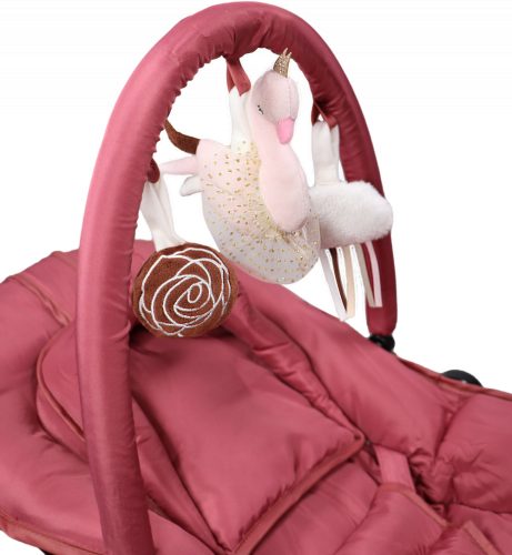 Hattyús baba pihenőszék rózsaszín- Tryco babáknak