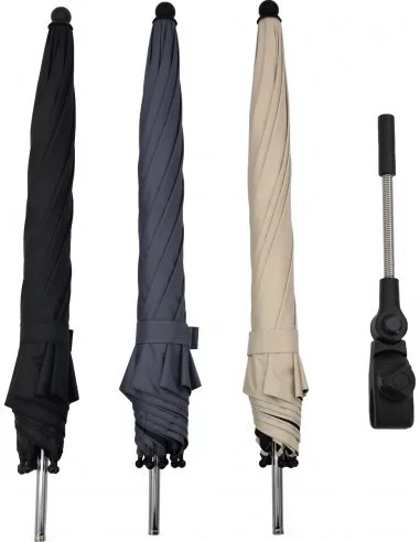 Ding babakocsira rögzíthető napernyő - Sötétszürke