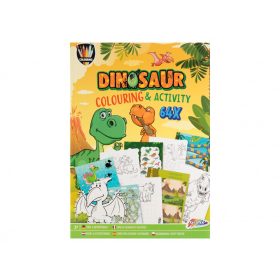   Grafix - Dinoszauruszok színező könyv foglalkoztató feladatokkal - 64 oldalas