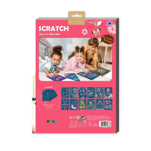 AVENIR - karckép készítő könyv  - A titkos kert -A4-es méret