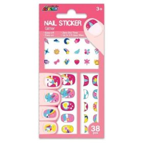 Csillogó körömmatrica szett - Unikornisok