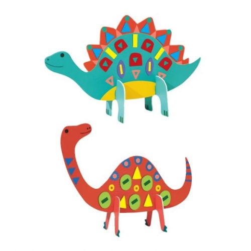 Matricázó és 3D modell készítő készlet - Dinoszauruszok