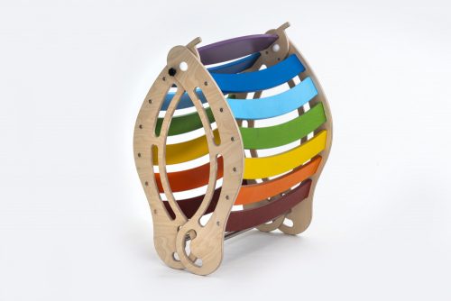 KateHaa Összecsukható XXL Hinta Rámpával - Színes