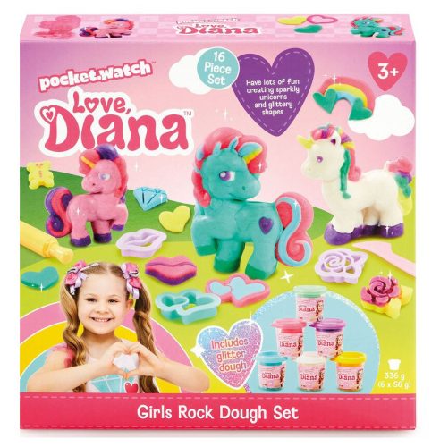 Love Diana - Csillogós gyurma készlet