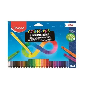   Színes ceruza készlet - háromszögletű - Maped "Color'Peps Infinity" - 24 különböző szín