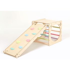   KateHaa Activity Explorer Kocka Csúszda/Mászóka Rámpával - Pasztell