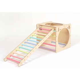 KateHaa Activity Skylight Kocka Létrával - Pasztell