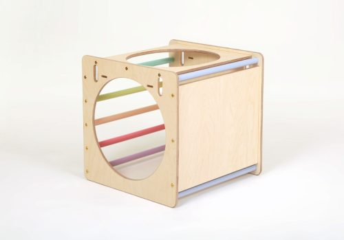 KateHaa Activity Skylight Kocka Létrával és Csúszda/Mászóka Rámpával - Pasztell