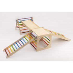   KateHaa Activity Háromszög Explorer Kocka Létrával - Szivárvány