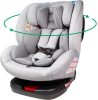 Ding Cruz 360°-ban elforgatható ISOFIX gyerekülés 0-36 kg - Világosszürke