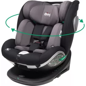  Ding Mace 360° i-size gyerekülés 40-150 cm - Fekete/Szürke